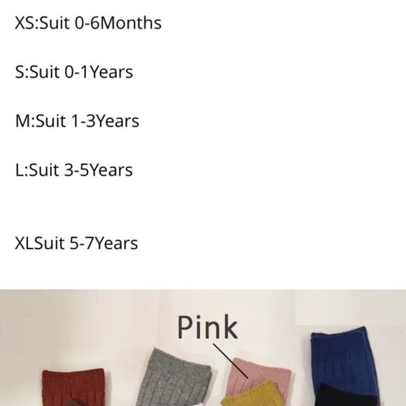 New Baby cotton knee high socks pink 1-3 years - Picture 7 of 7